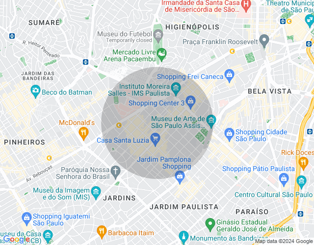 Imóvel no mapa