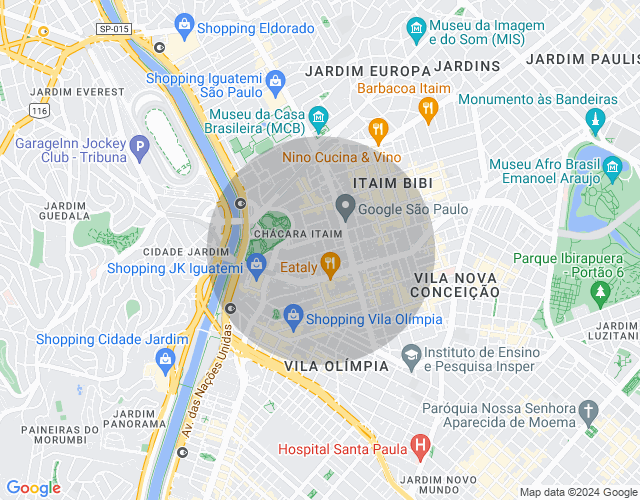 Imóvel no mapa