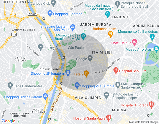 Imóvel no mapa