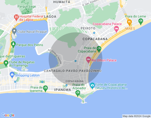 Imóvel no mapa