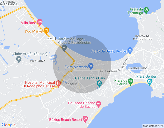 Imóvel no mapa