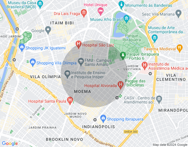 Imóvel no mapa