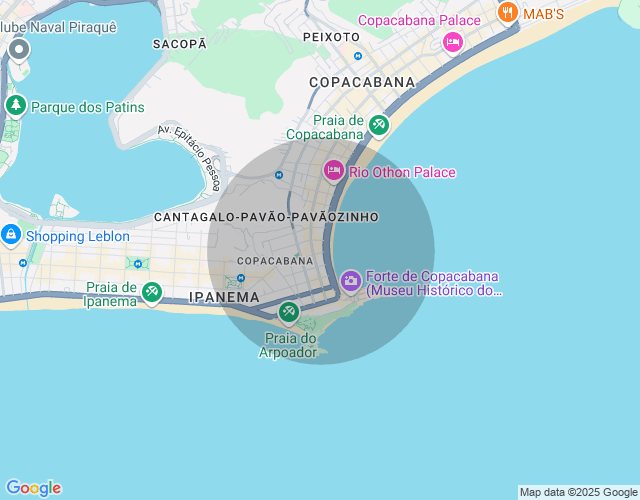 Imóvel no mapa