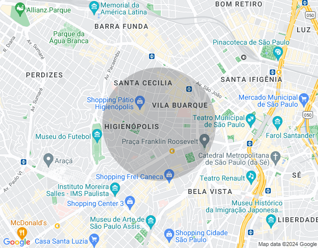 Imóvel no mapa