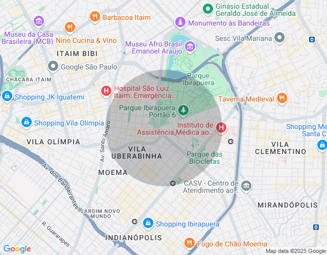 Imóvel no mapa