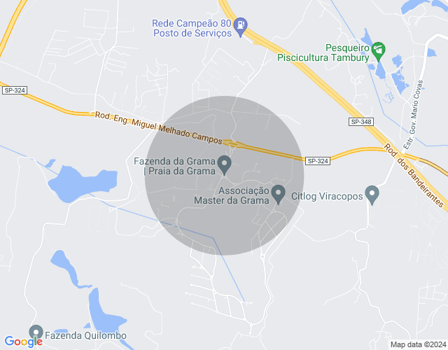 Imóvel no mapa