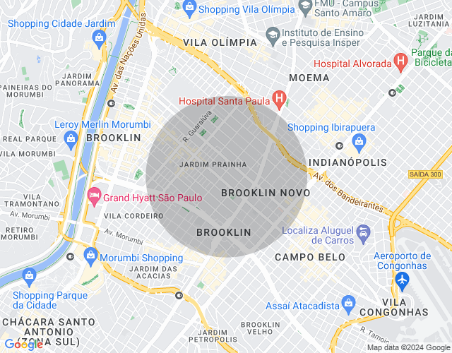 Imóvel no mapa