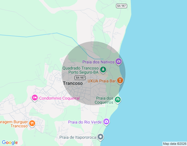 Imóvel no mapa