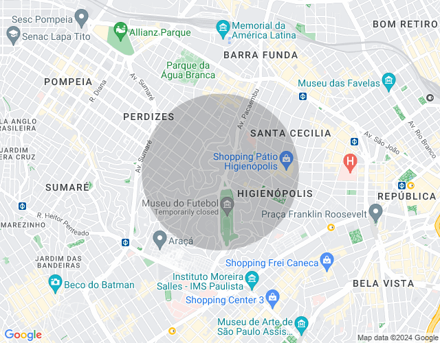 Imóvel no mapa