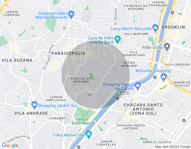 Imóvel no mapa