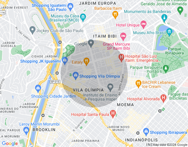Imóvel no mapa
