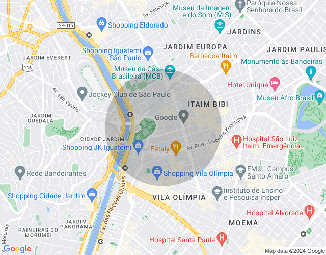 Imóvel no mapa
