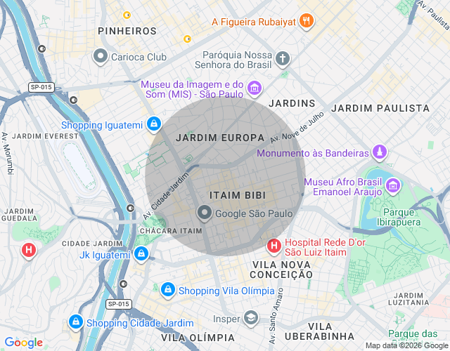 Imóvel no mapa