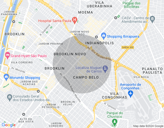Imóvel no mapa