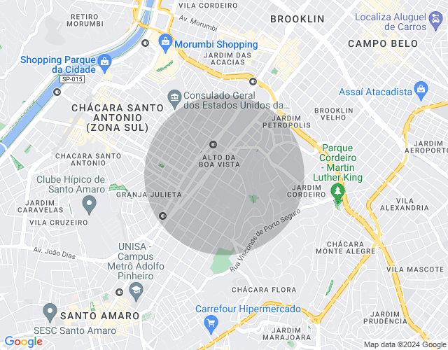 Imóvel no mapa