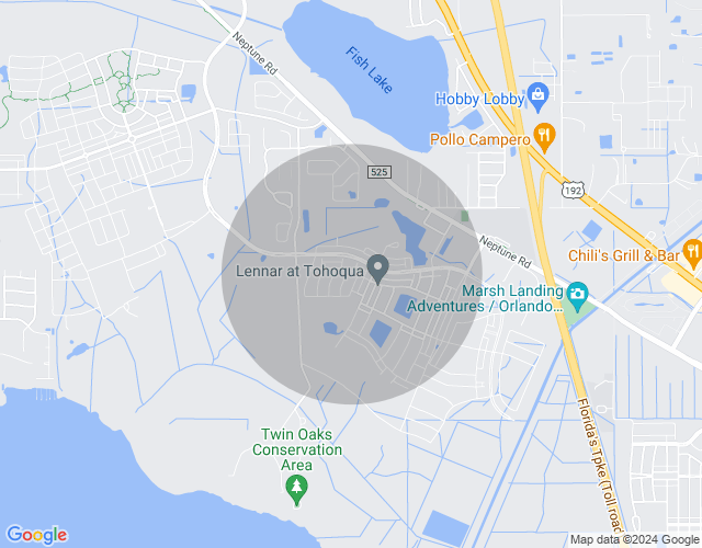 Imóvel no mapa