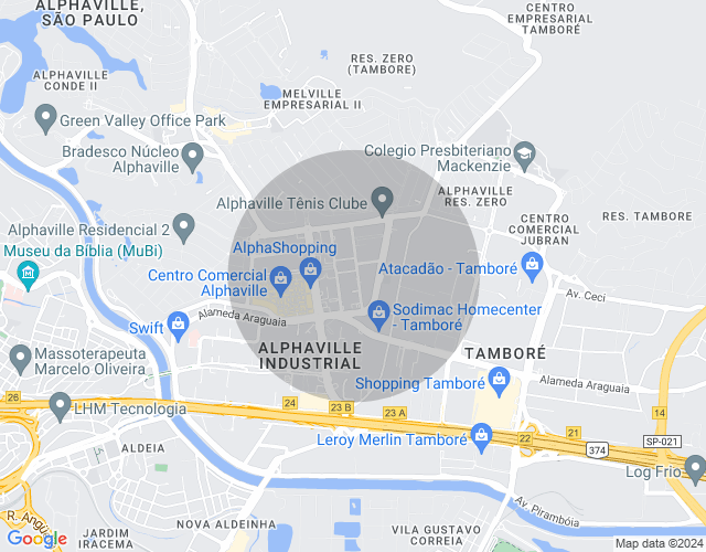 Imóvel no mapa