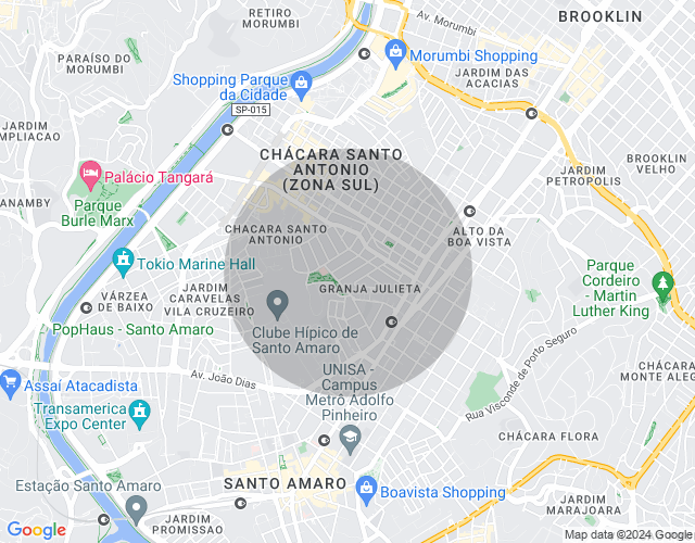 Imóvel no mapa