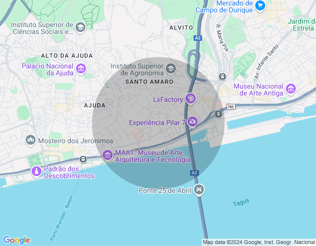 Imóvel no mapa