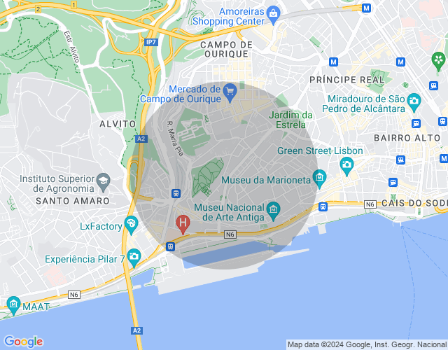 Imóvel no mapa