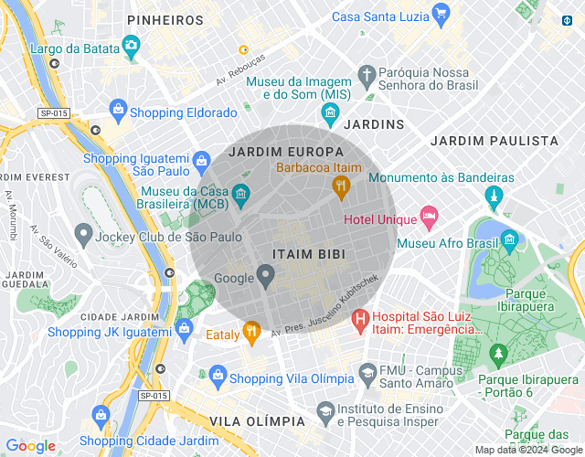 Imóvel no mapa