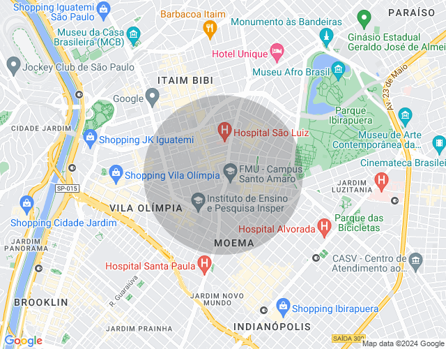 Imóvel no mapa