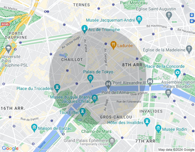 Imóvel no mapa