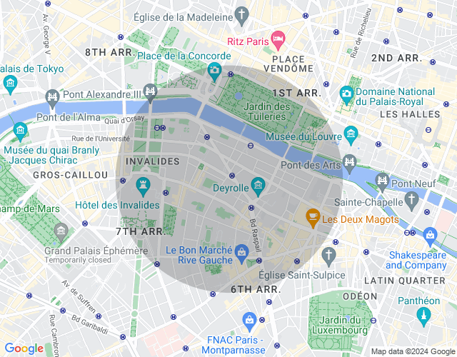 Imóvel no mapa