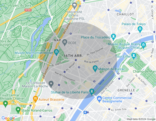 Imóvel no mapa