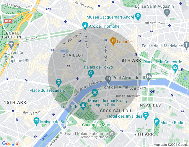 Imóvel no mapa