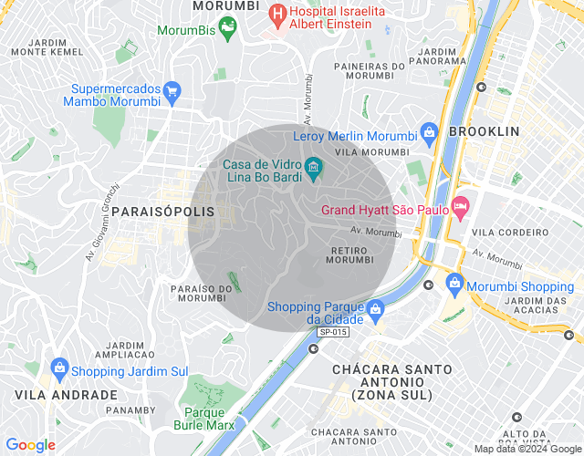 Imóvel no mapa
