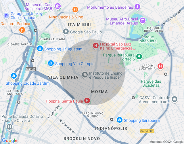 Imóvel no mapa