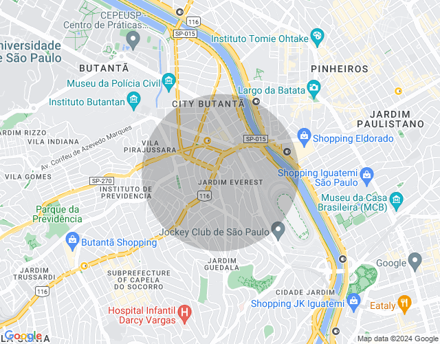 Imóvel no mapa
