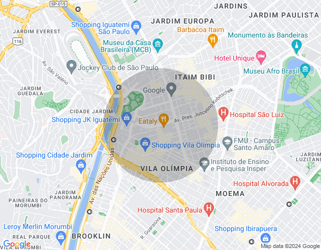 Imóvel no mapa