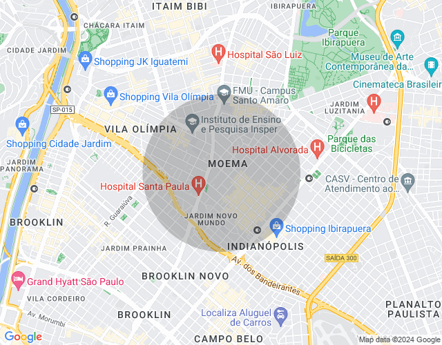 Imóvel no mapa