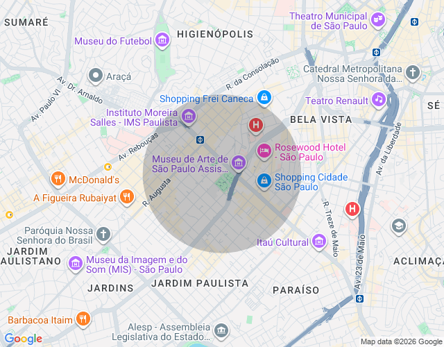 Imóvel no mapa