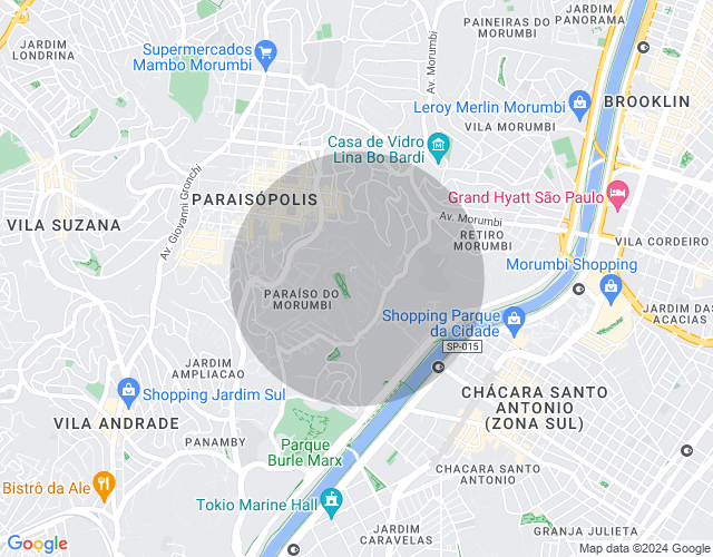 Imóvel no mapa