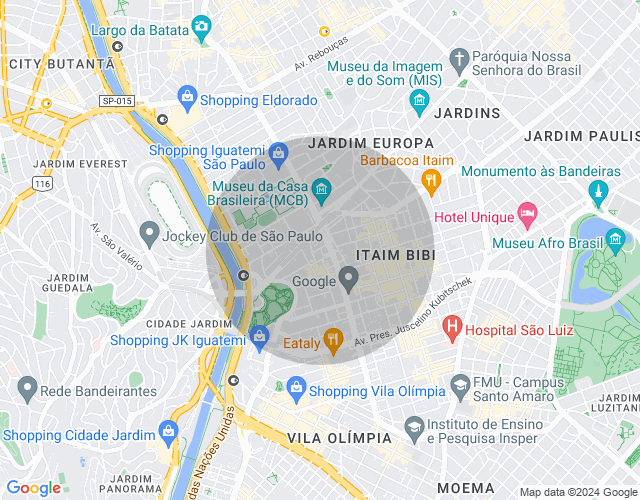 Imóvel no mapa