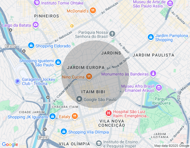 Imóvel no mapa