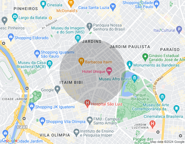 Imóvel no mapa