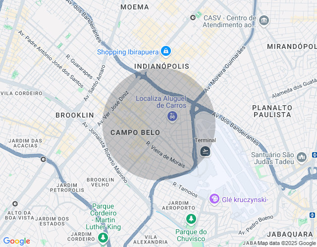 Imóvel no mapa