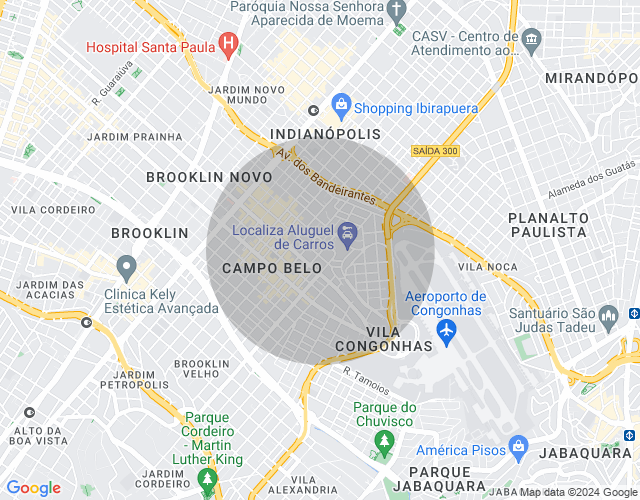 Imóvel no mapa