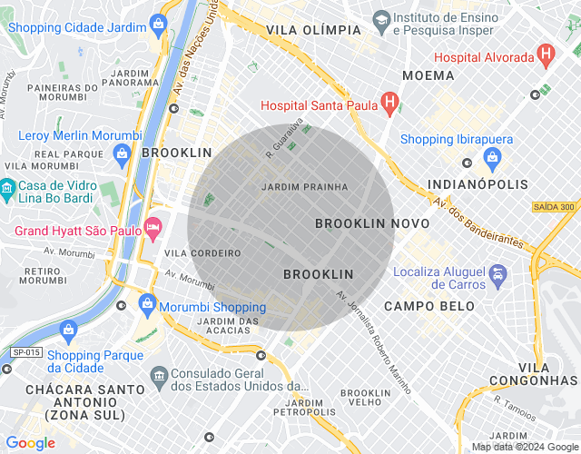 Imóvel no mapa