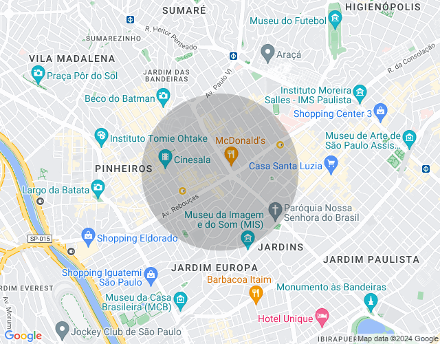 Imóvel no mapa