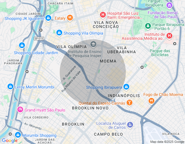 Imóvel no mapa