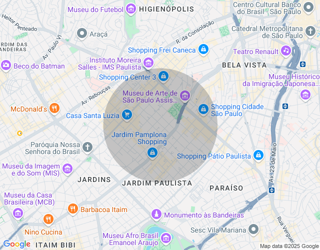 Imóvel no mapa