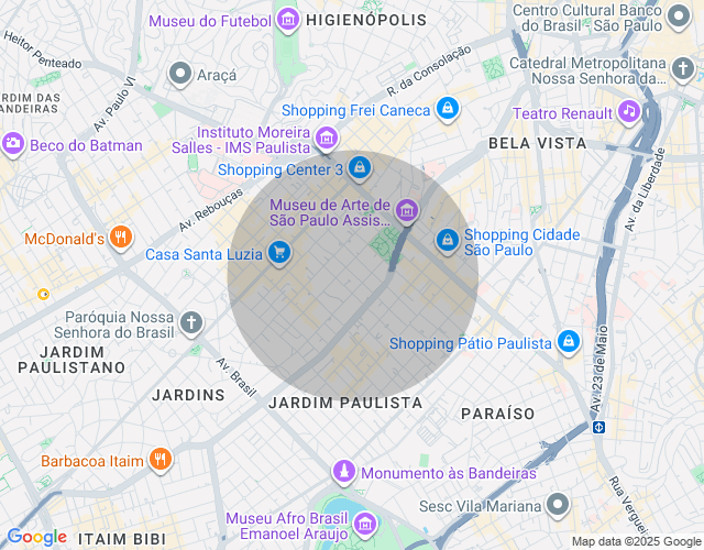 Imóvel no mapa