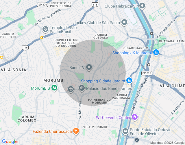 Imóvel no mapa