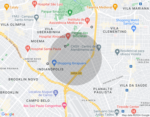 Imóvel no mapa