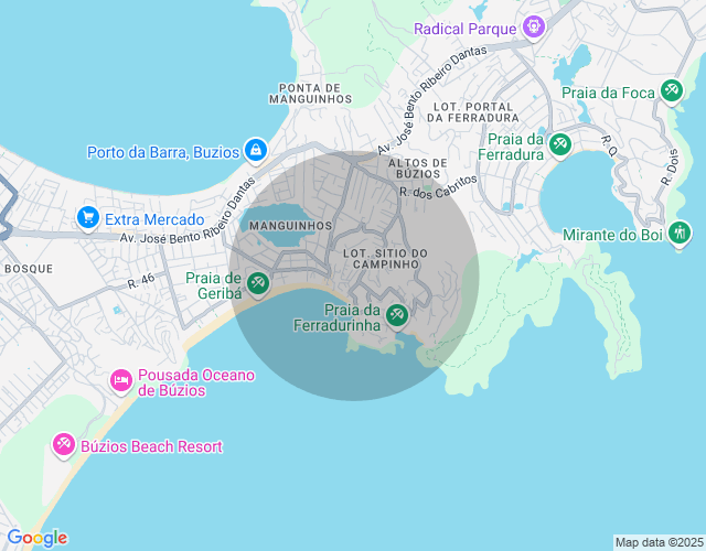Imóvel no mapa